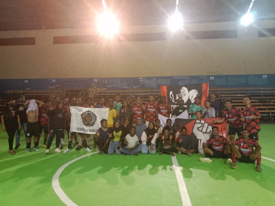 Tak Kenal Lelah, Tim Futsal UNIMUDA Sorong Hajar 2 Tim Futsal Dari UNAMIN Kota Sorong Pada Liga Pendidikan NSC 2022