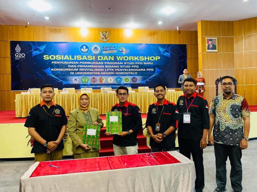 Program Studi Pendidikan Jasmani Unimuda Sorong Menghadiri Kegiatan Sosialisasi dan Workshop PPG di Gorontalo
